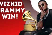Wizkid reçoit sa plaque des Grammy Awards Wikzid