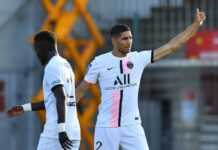 PSG : Achraf Hakimi ouvre son compteur Achraf Hakimi