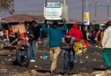Pillages en Afrique du Sud
