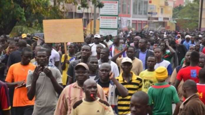 Manifestation au Burkina Faso