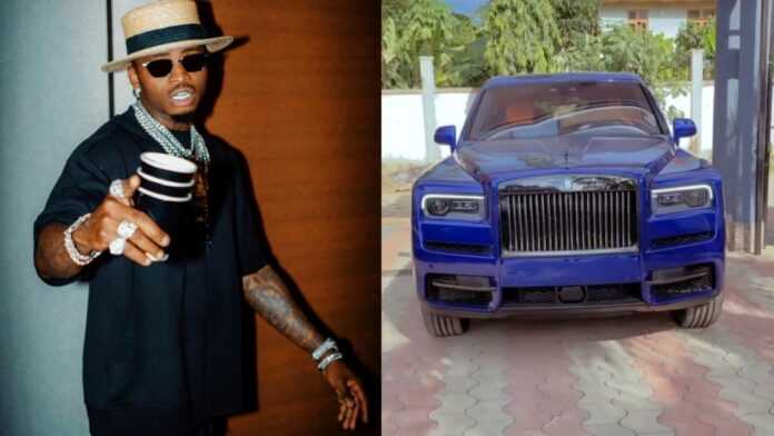 Diamond Platnumz et sa Rolls Royce Cullinan 2021