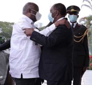 Laurent Gbagbo et Alassane Ouattara