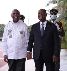 Laurent Gbagbo et Alassane Ouattara