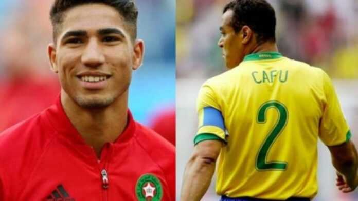 Hakimi et Cafu