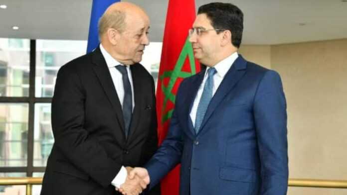 Jean-Yves Le Drian et Nasser Bourita