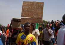 Burkina Faso : nouvelles manifestation devant l’ambassade de France Manifestations Burkina Faso
