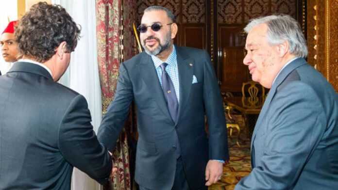 Mohammed VI et Antonio Guterres