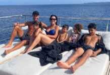 Les belles vacances de Cristiano Ronaldo et Georgina ! Ronaldo en vacances avec sa famille