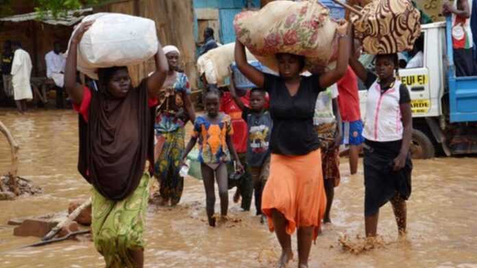 Le Niger sous les eaux