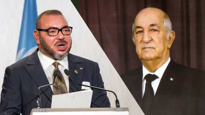 Mohammed VI et Abdelmadjid Tebboune