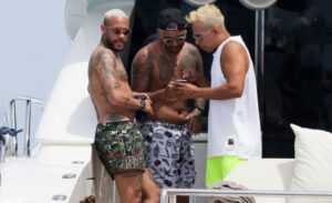 Neymar en vacances à Ibiza