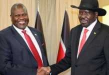 Riek Machar et Salva Kiir