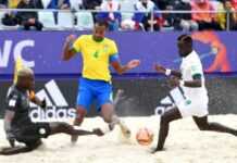 Mondial Beach Soccer : le Sénégal bat le Brésil et file en demie Sénégal vs Brésil
