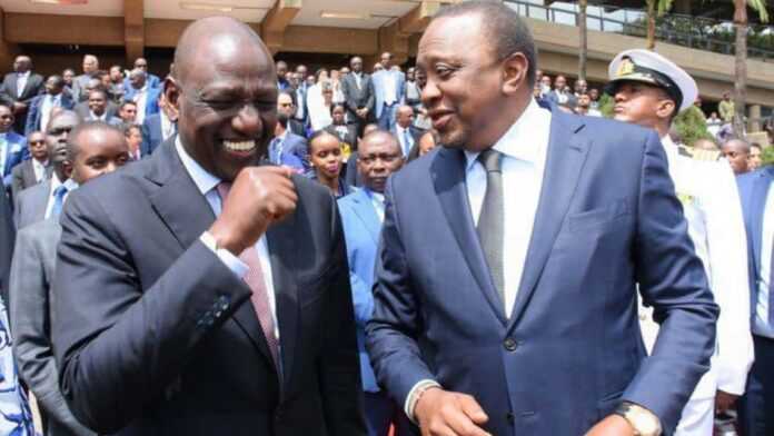 William Ruto et Uhuru Kenyatta