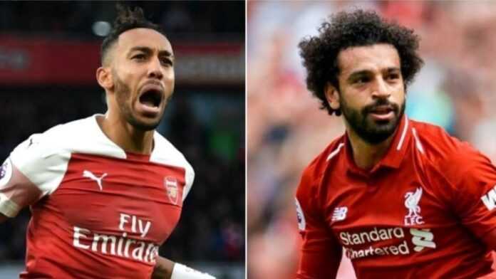 Aubameyang et Salah