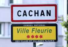 Mobilisation de célébrités pour Cachan Panneau d'entrée de la ville de Cachan