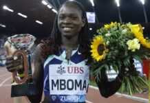 Christine Mboma, n°1 mondiale du 200 m