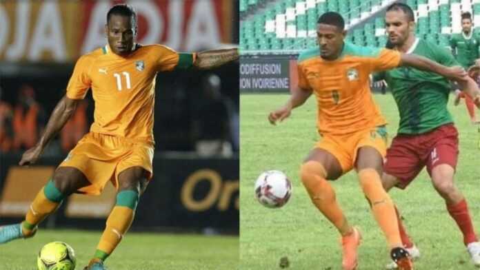 Didier Drogba et Sébastien Haller