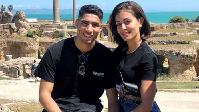 Achraf Hakimi et Hiba Abouk