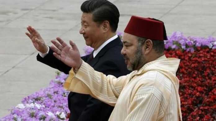 Le Président chinois et le roi du Maroc