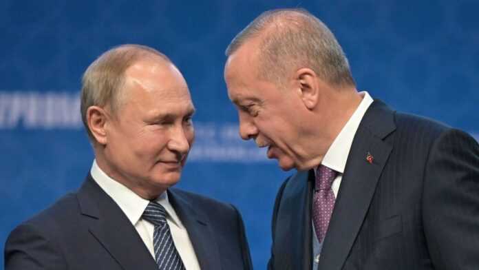 Vladimir Poutine et Recep Tayyip Erdogan