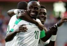 Sadio Mané et les Lions du Sénégal