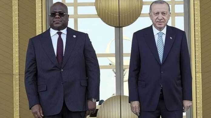 Félix Tshisekedi et Recep Tayyip Erdogan