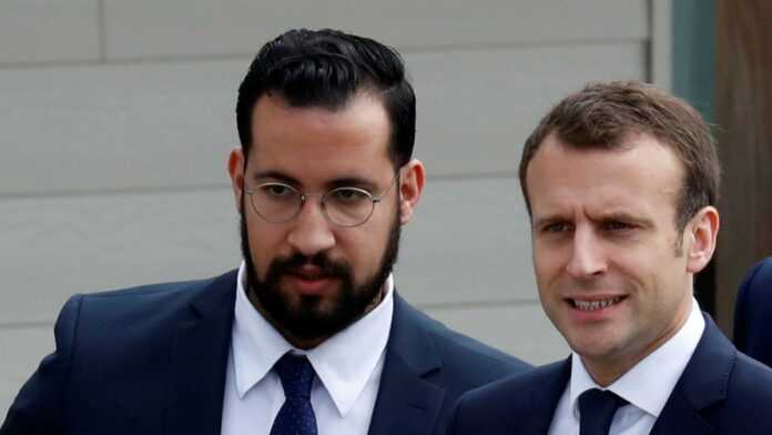 Alexandre Banalla et Emmanuel Macron