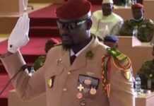 Colonel Mamady Doumbouya, président de la Transition