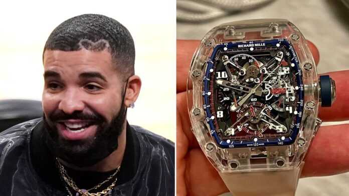 Drake et la montre Richard Mille (31 oct 21)