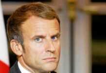 Le Président français, Emmanuel Macron