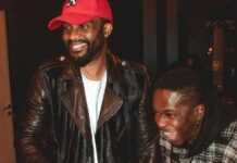 Le rappeur ivoirien Didi B en studio avec Fally Ipupa Fally Ipupa et Didi B (22 oct 21)