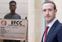 Fraude sur Internet : un faux « Mark Zuckerberg » arrêté au Nigeria Jatto Sheriff et Mark Zuckerberg
