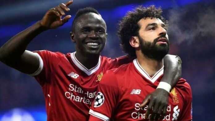 Sadio Mané et Mohamed Salah