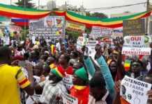 Mali : ce que l’on sait sur une manifestation contre l’ingérence de la communauté internationale Manifestation au Mali BIS (30 oct 21)