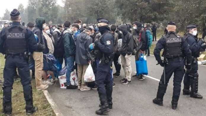 Migrants à Calais (07 oct 21)