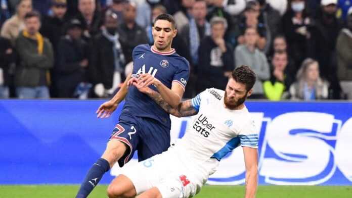 OM vs PSG, carton rouge pour Hakimi