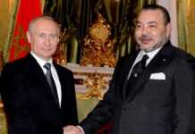 Vladimir Poutine et Mohammed VI (29 oct 21)