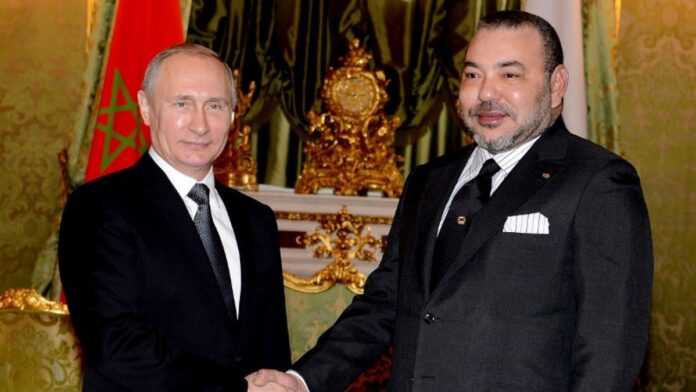 Vladimir Poutine et Mohammed VI (29 oct 21)