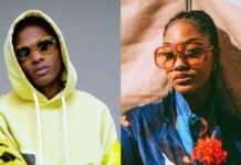 Wizkid et Tems reçoivent un disque de platine aux USA Wizkid et Tems (05 oct 21)