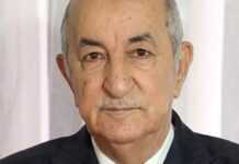 Le Président algérien, Abdelmadjid Tebboune