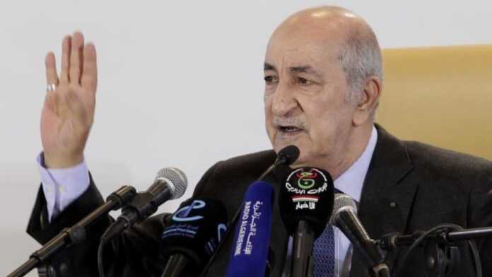 Le Président algérien, Abdelmadjid Tebboune