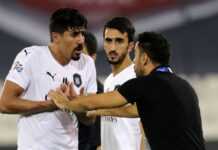 Bounedjah et Xavi (23 nov 21)