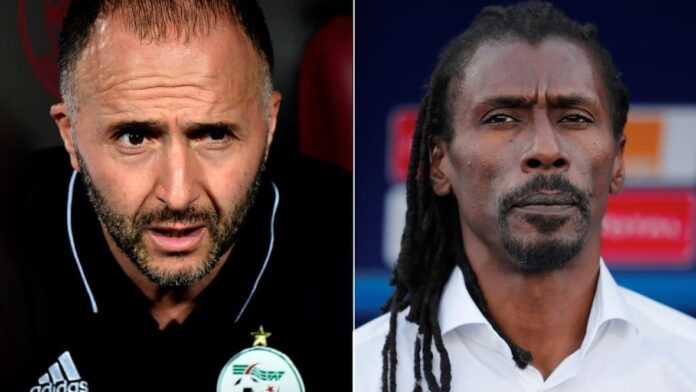 Djamel Belmadi et Aliou Cissé (09 nov 21)