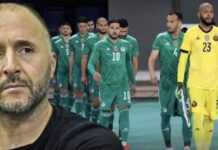 Belmadi dévoile ses 25 «commandos» : retour de Zeghba, Abdellaoui, Boulaya et Ounas Djamel Belmadi et ses joueurs (06 nov 21)