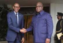 Félix Tshisekesi et Paul Kagame (14 nov 21)