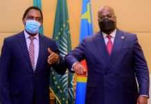 Hakainde Hichilema et Félix Tshisekedi