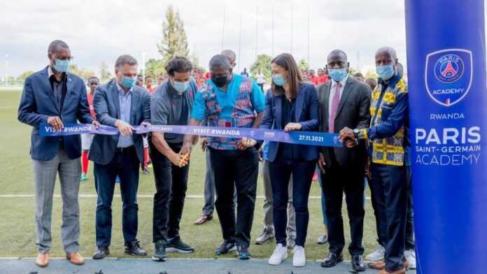 Inauguration académie PSG au Rwanda