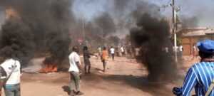 Manifestants à Ouagadougou