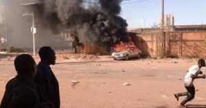 Manifestants à Ouagadougou 
